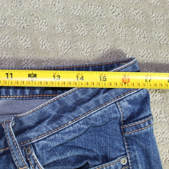 Aura Size 14 High Rise Straight Leg Blue Jeans - Picture 5 of 5